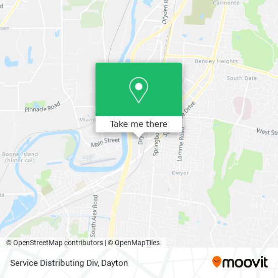 Service Distributing Div map