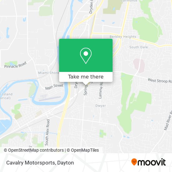 Cavalry Motorsports map