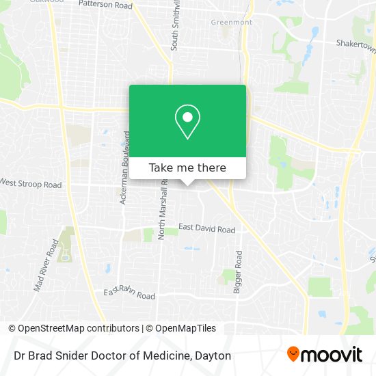 Dr Brad Snider Doctor of Medicine map