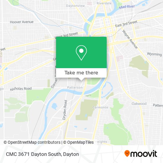 CMC 3671 Dayton South map