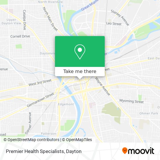 Premier Health Specialists map