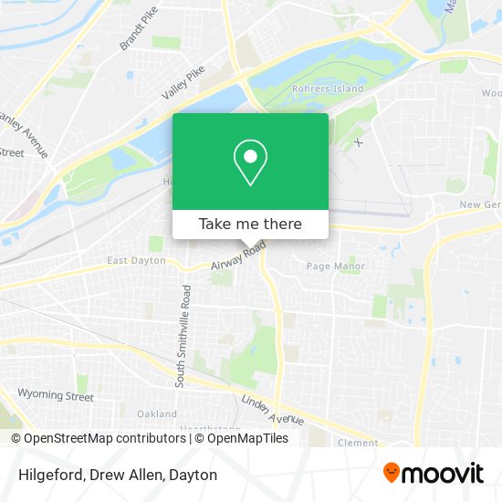 Hilgeford, Drew Allen map