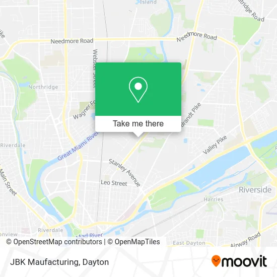 JBK Maufacturing map