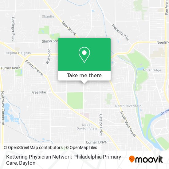 Kettering Physician Network Philadelphia Primary Care map
