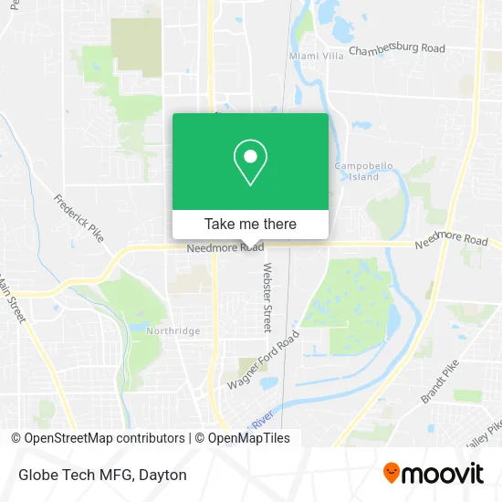 Mapa de Globe Tech MFG