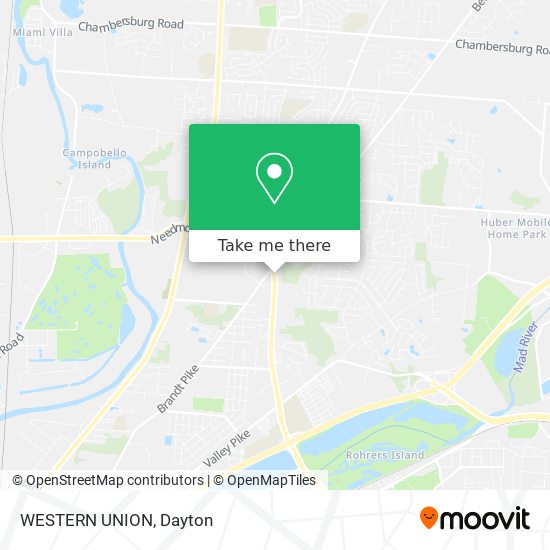 Mapa de WESTERN UNION