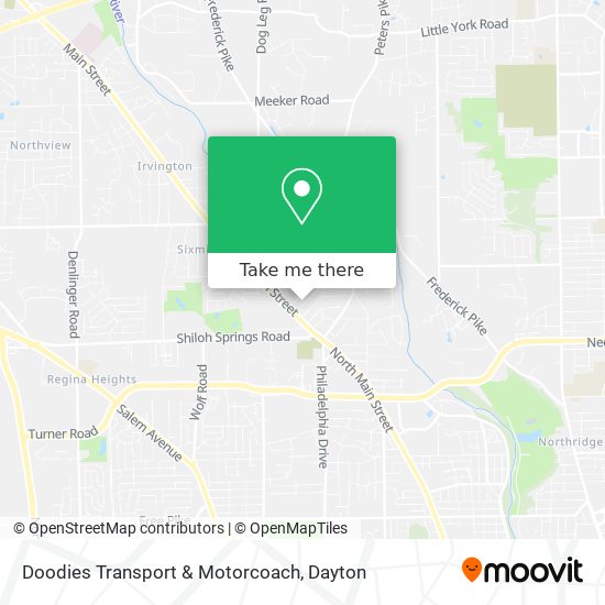 Doodies Transport & Motorcoach map