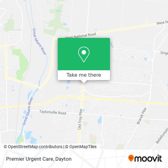 Premier Urgent Care map