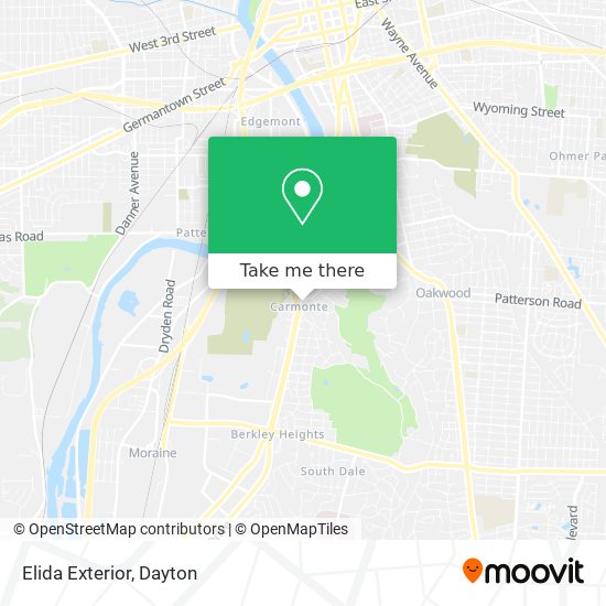 Elida Exterior map