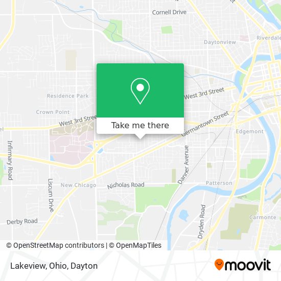 Lakeview, Ohio map