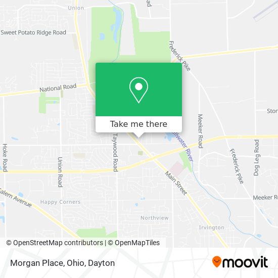 Morgan Place, Ohio map