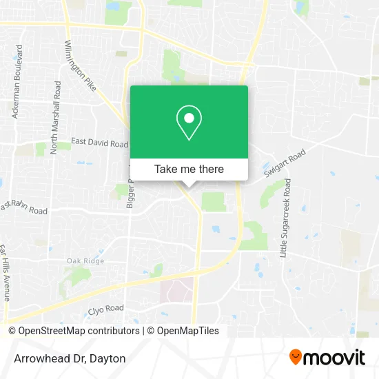 Arrowhead Dr map