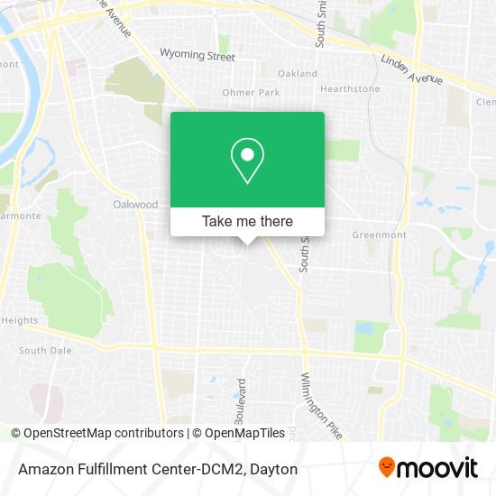 Amazon Fulfillment Center-DCM2 map