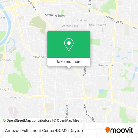 Mapa de Amazon Fulfillment Center-DCM2
