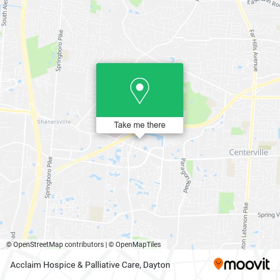 Acclaim Hospice & Palliative Care map