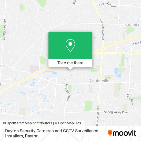 Mapa de Dayton Security Cameras and CCTV Surveillance Installers