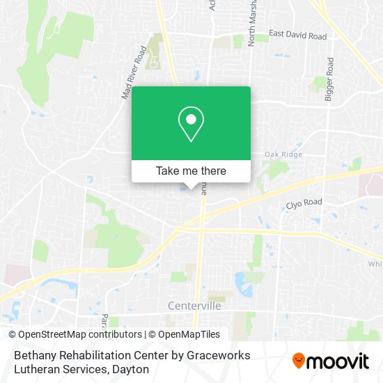 Bethany Rehabilitation Center by Graceworks Lutheran Services map