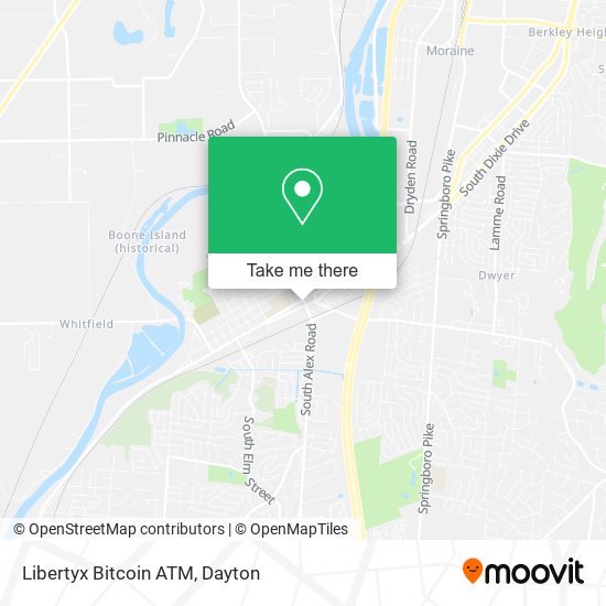 Mapa de Libertyx Bitcoin ATM