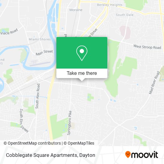 Cobblegate Square Apartments map