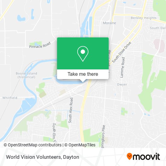 Mapa de World Vision Volunteers