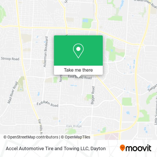 Accel Automotive Tire and Towing LLC map