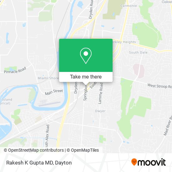 Mapa de Rakesh K Gupta MD