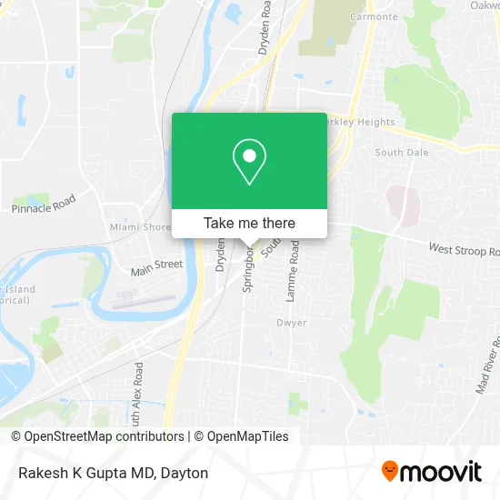 Rakesh K Gupta MD map