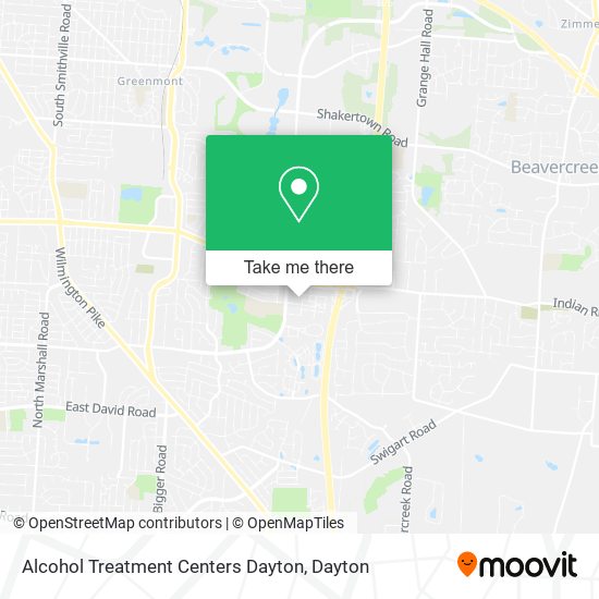 Alcohol Treatment Centers Dayton map