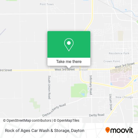 Rock of Ages Car Wash & Storage map