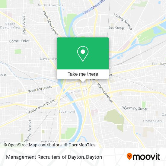 Mapa de Management Recruiters of Dayton