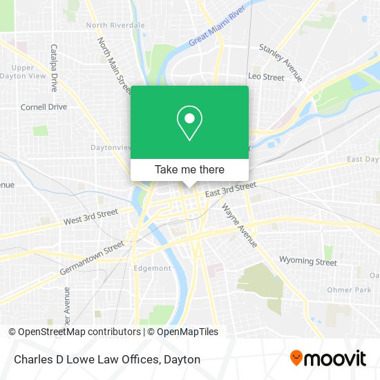 Charles D Lowe Law Offices map