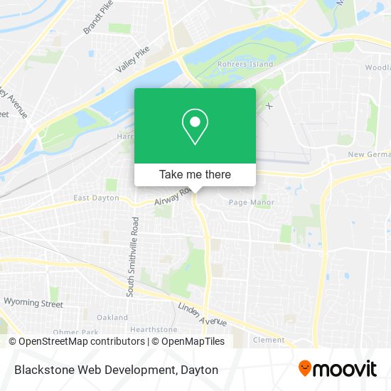 Blackstone Web Development map