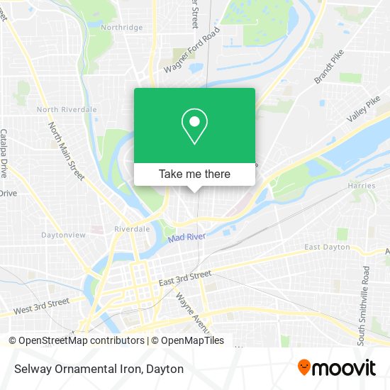 Mapa de Selway Ornamental Iron