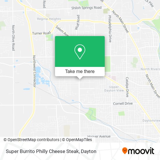 Mapa de Super Burrito Philly Cheese Steak