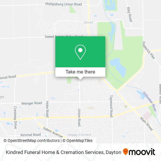 Kindred Funeral Home & Cremation Services map