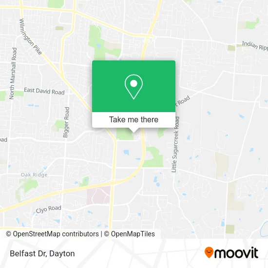 Belfast Dr map