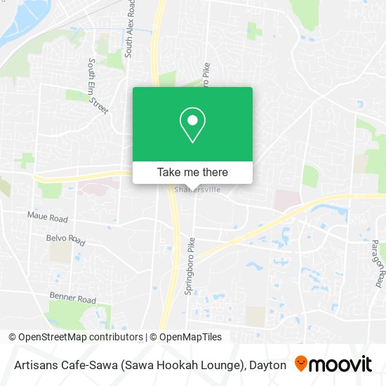 Artisans Cafe-Sawa (Sawa Hookah Lounge) map