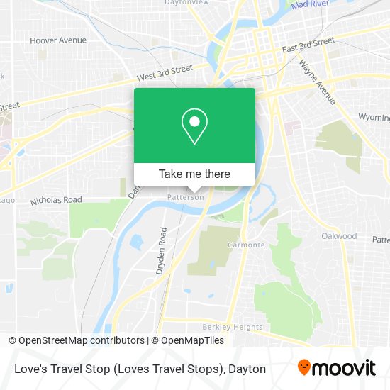 Mapa de Love's Travel Stop (Loves Travel Stops)