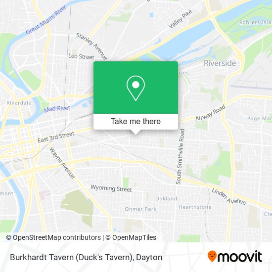 Burkhardt Tavern (Duck's Tavern) map