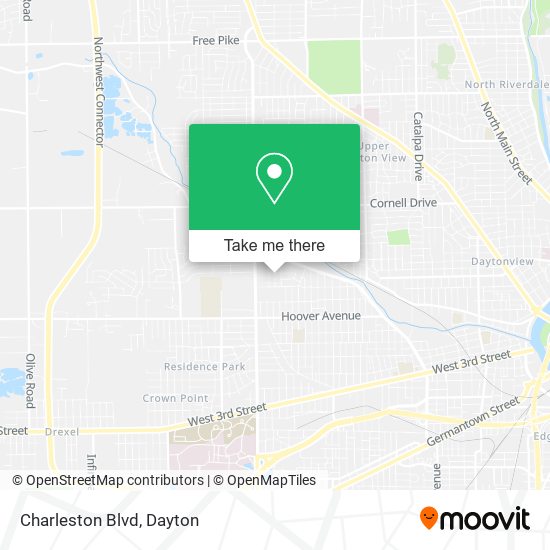 Charleston Blvd map