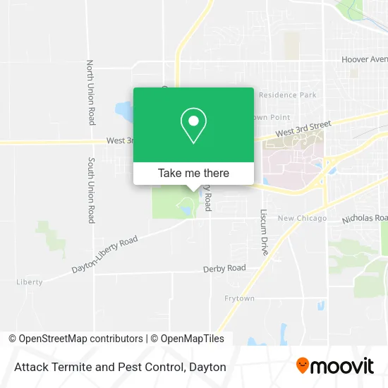 Attack Termite and Pest Control map