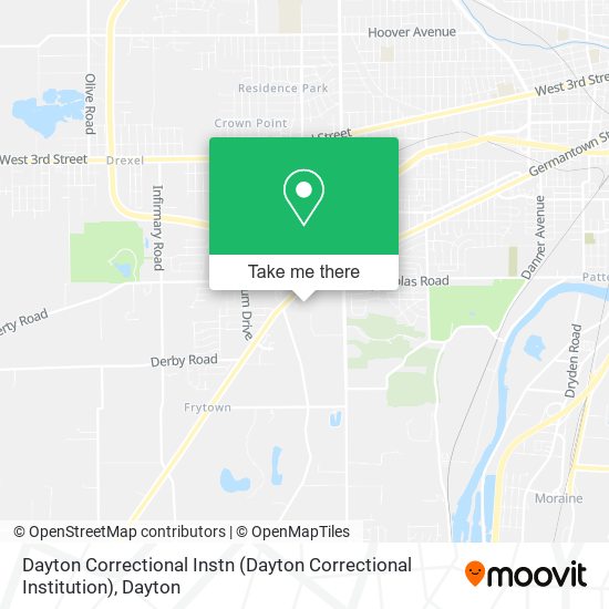 Mapa de Dayton Correctional Instn (Dayton Correctional Institution)