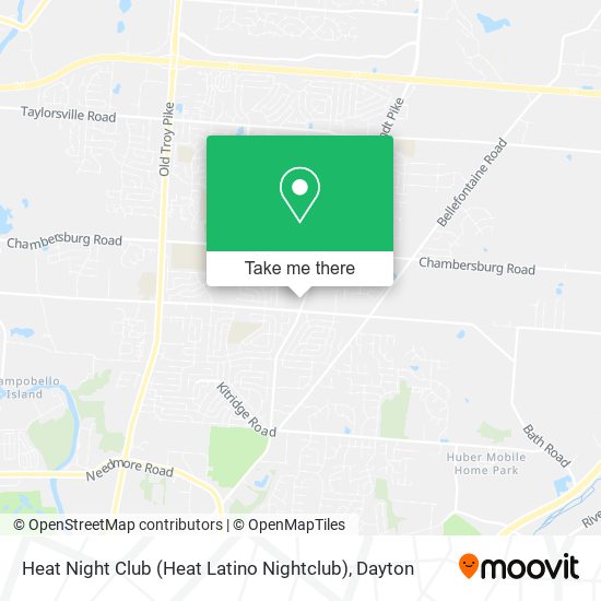 Mapa de Heat Night Club (Heat Latino Nightclub)