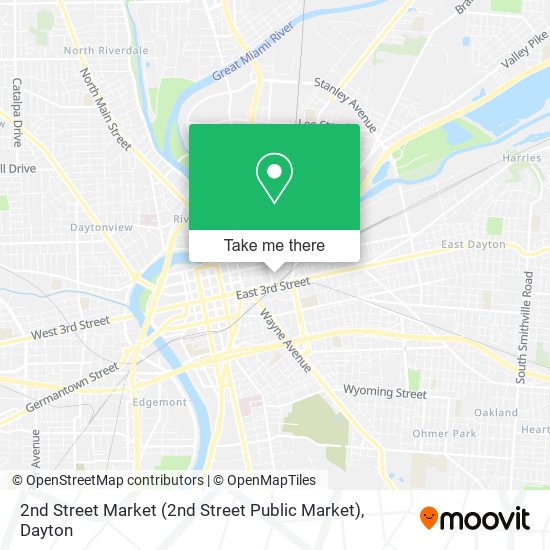 Mapa de 2nd Street Market