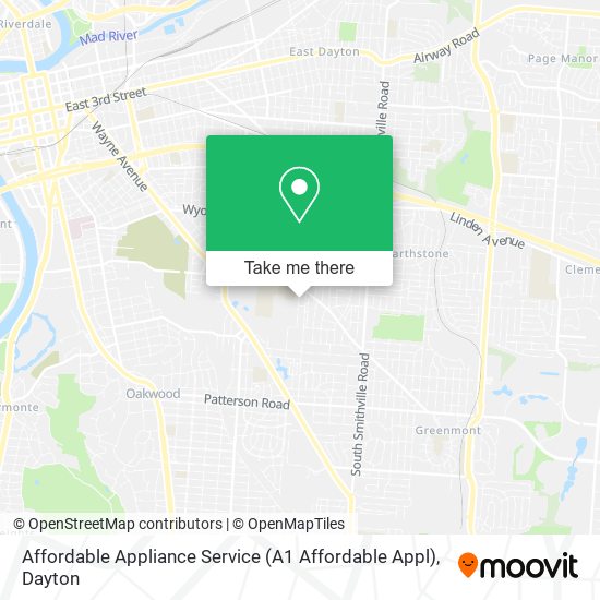 Affordable Appliance Service (A1 Affordable Appl) map