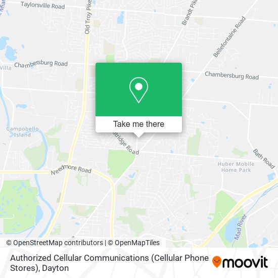 Authorized Cellular Communications (Cellular Phone Stores) map