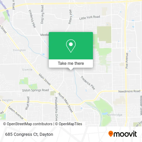Mapa de 685 Congress Ct