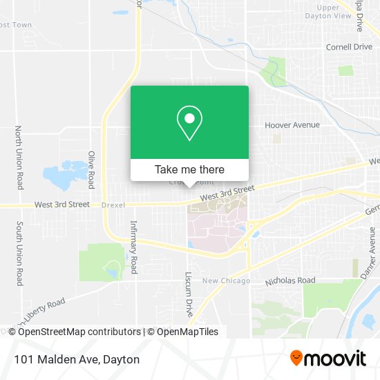101 Malden Ave map