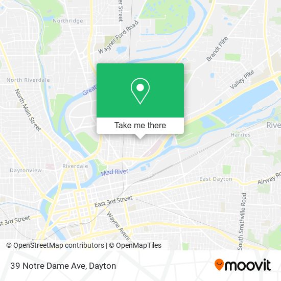 39 Notre Dame Ave map