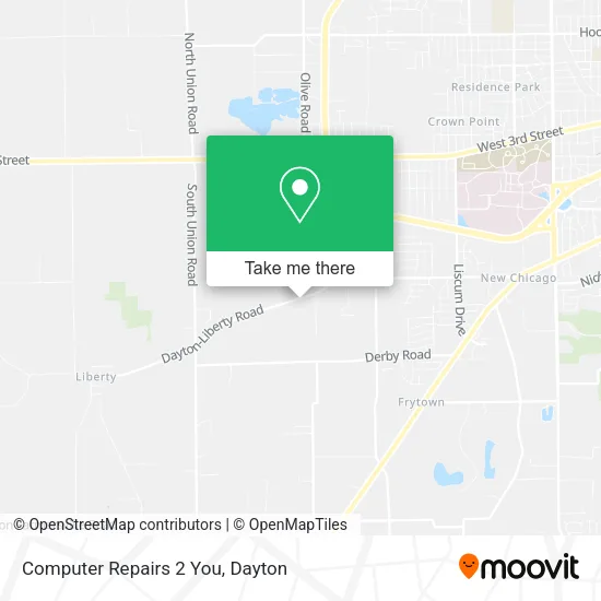 Computer Repairs 2 You map
